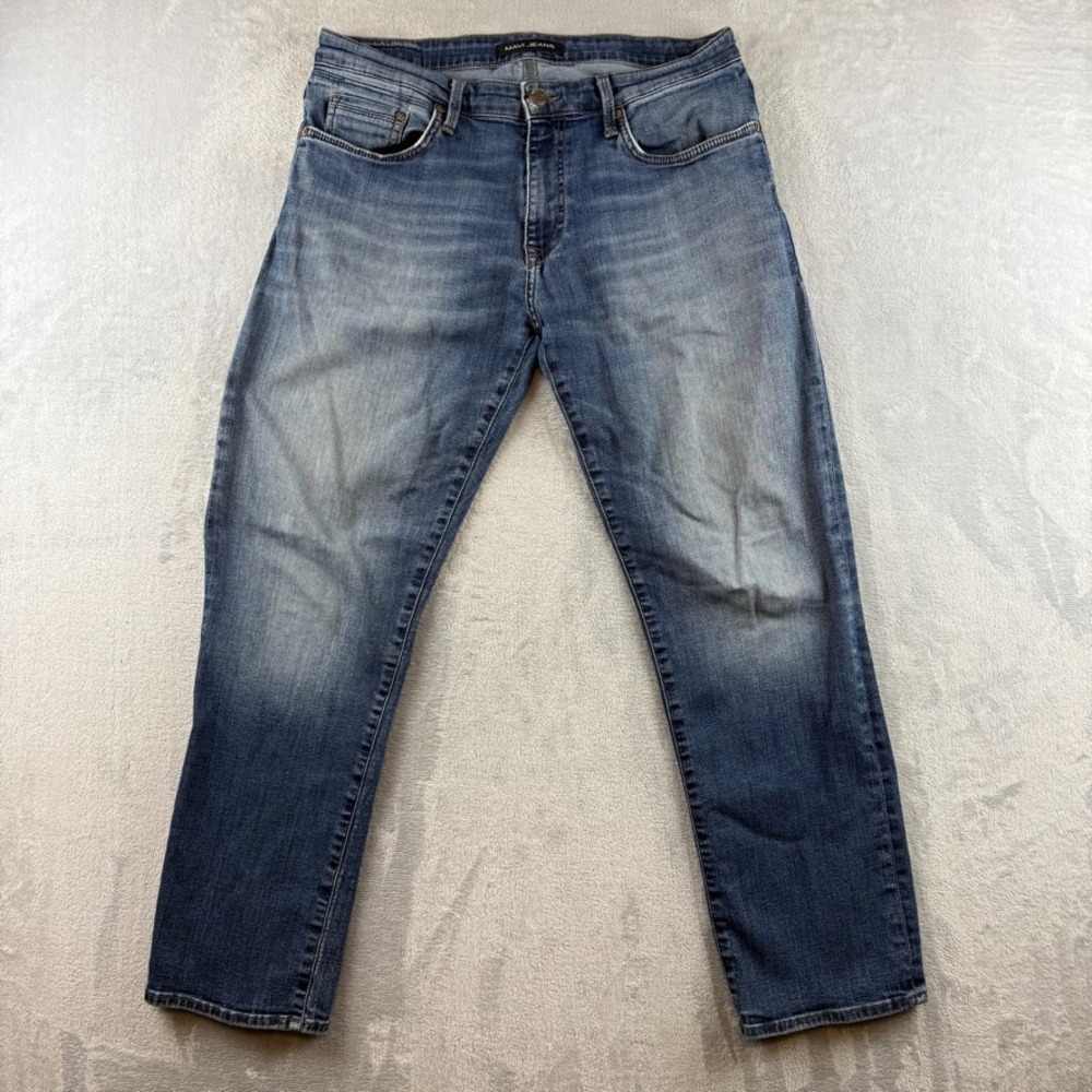 Mavi Jeans Mens 34x30 Blue Steve Athletic Fit Dark Wash Stretch Denim